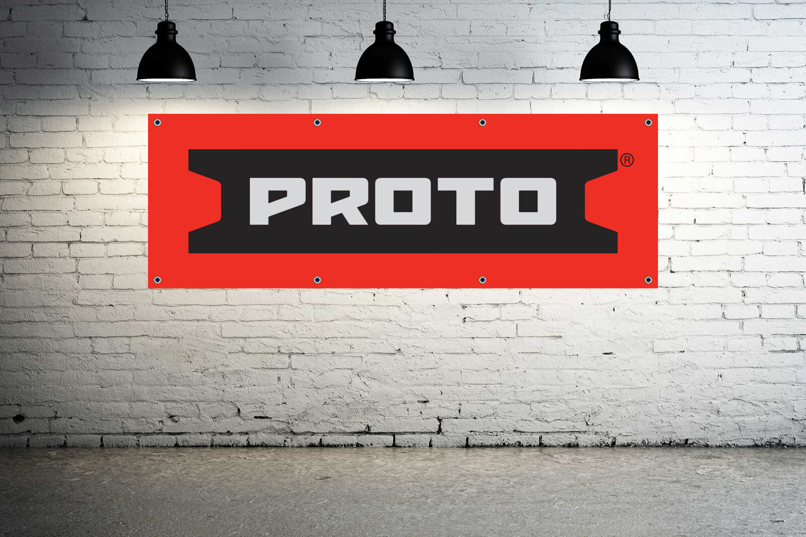 For PROTO Tools Brand Exposure 2’x6′ Vinyl Banner Sign Tool Garage Shop Man Cave