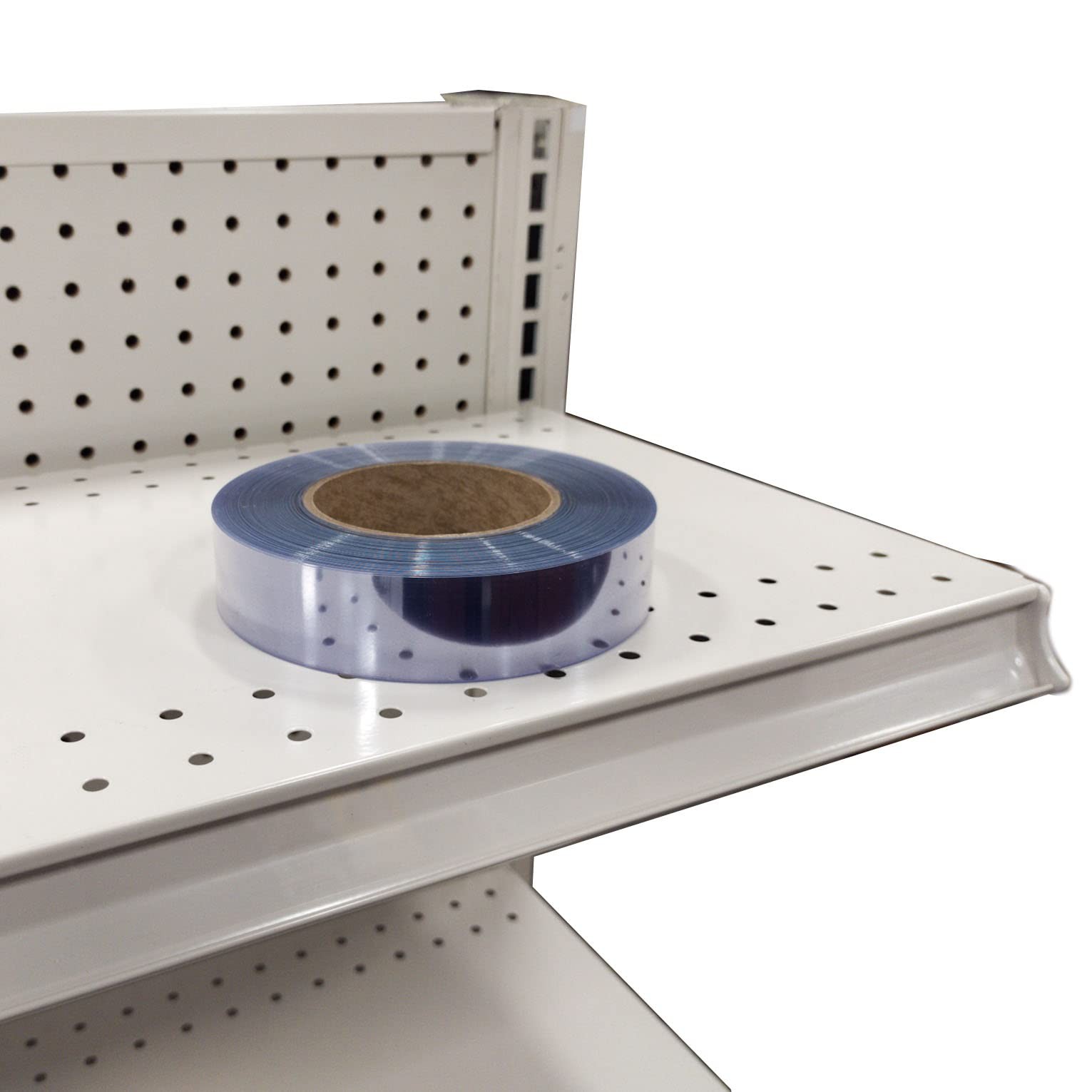 Transparent/Clear Gondola Shelving Vinyl Insert for Ticket 1 Roll, Clear
