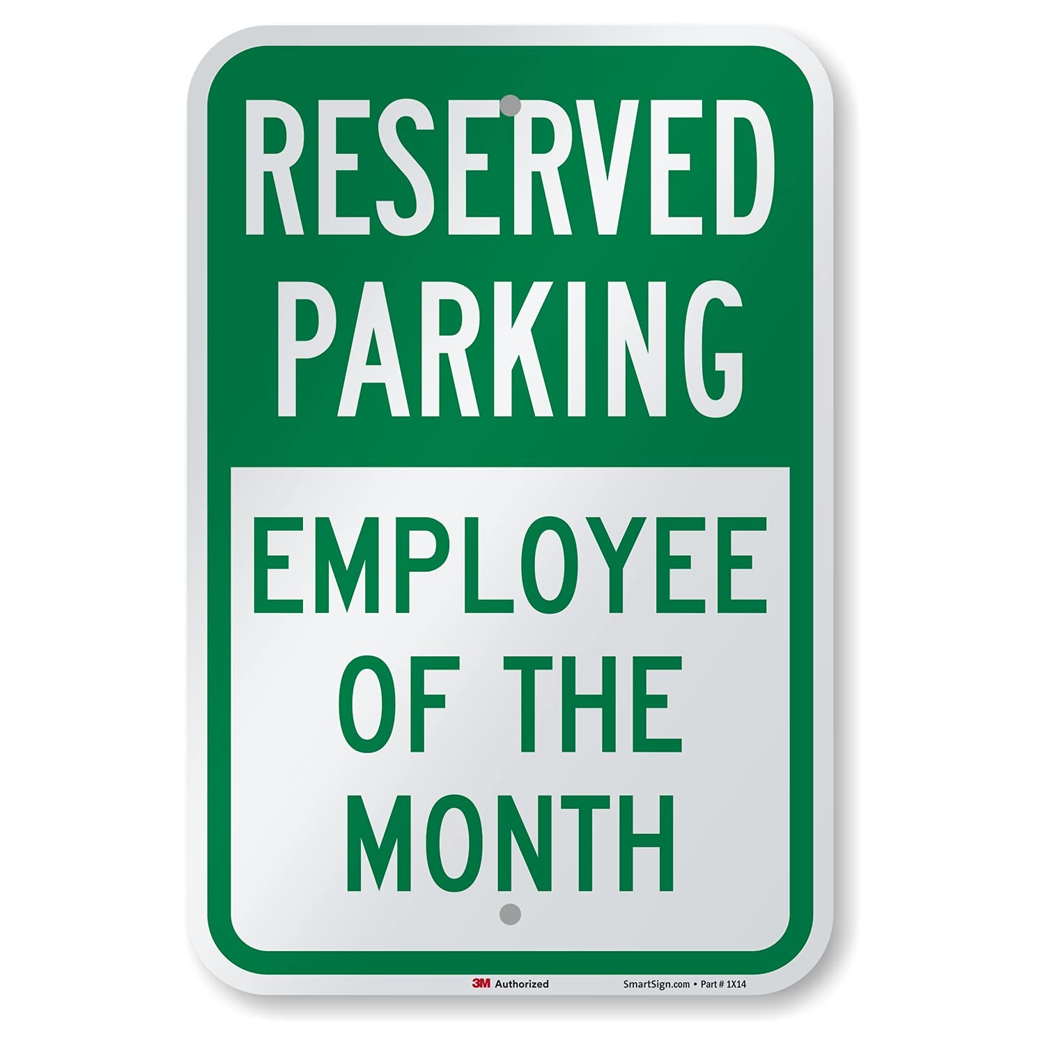 – K-5499-EG-12×18 Reserved Parking – Employee of the Month Sign by | 12″ x 18…