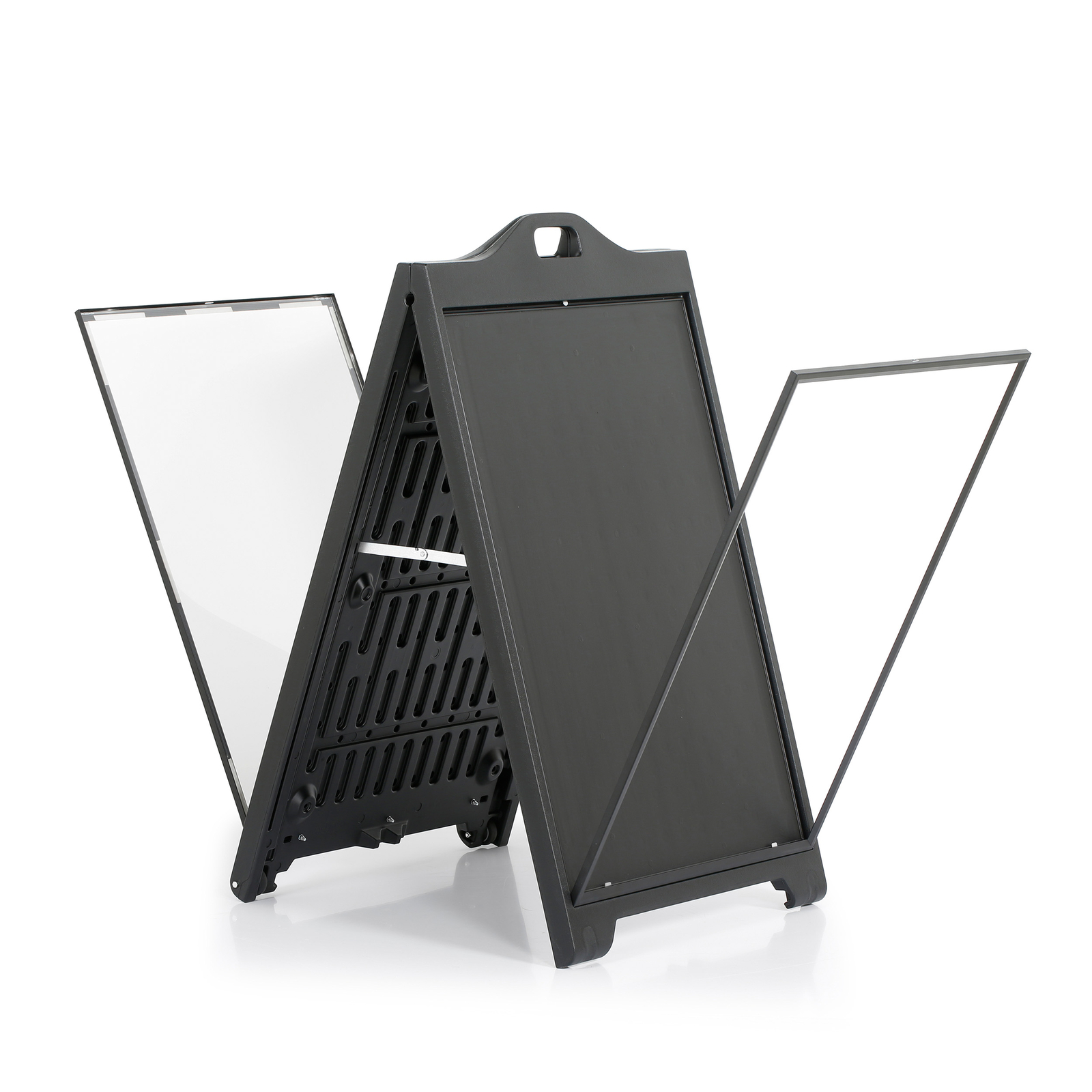 Street SignPro A-Frame Sidewalk 24×36″ Folding Portable Display Black (Lot of 2)