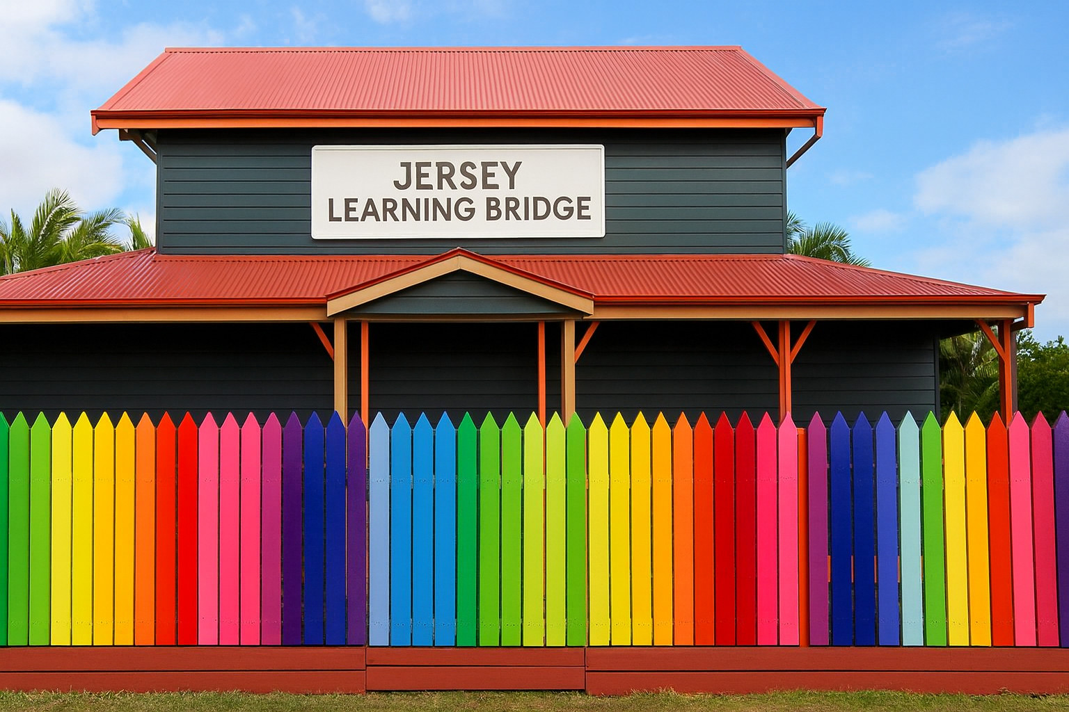 Montessori Preschool Daycare LED Channel Letters Custom Outdoor Storefront Sign