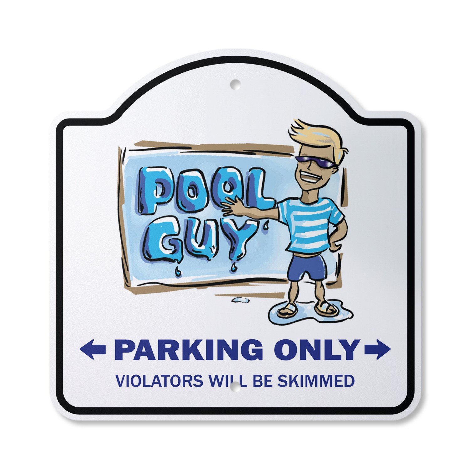 I’m The Pool Guy Plastic Novelty Sign Repairman Swimming Spa