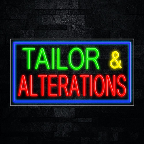 Tailor & Alterations LED Neon Sign 33″L x 18″H #31117