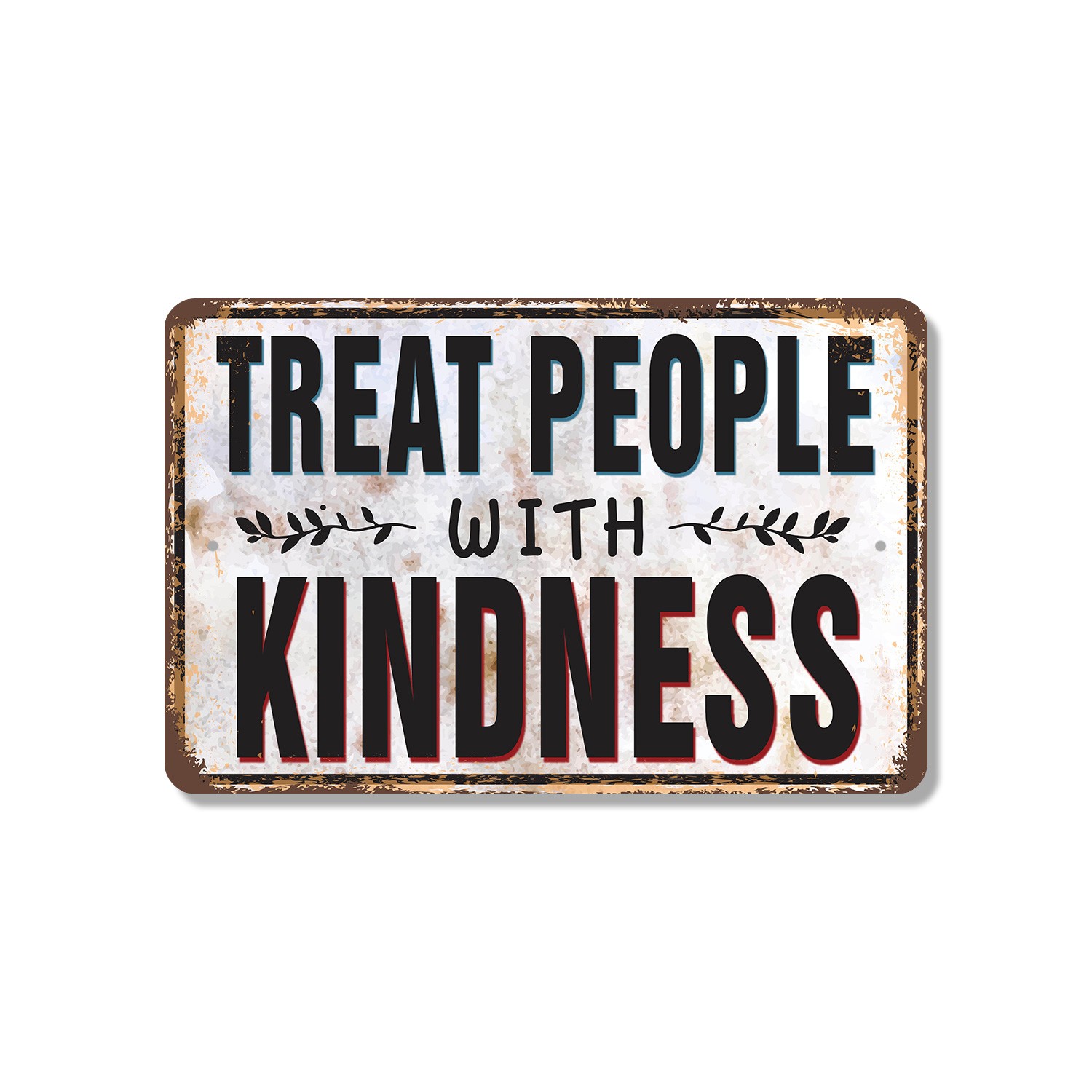 Treat People With Kindness Sign Choose Gentle Daily Durable for Classrooms