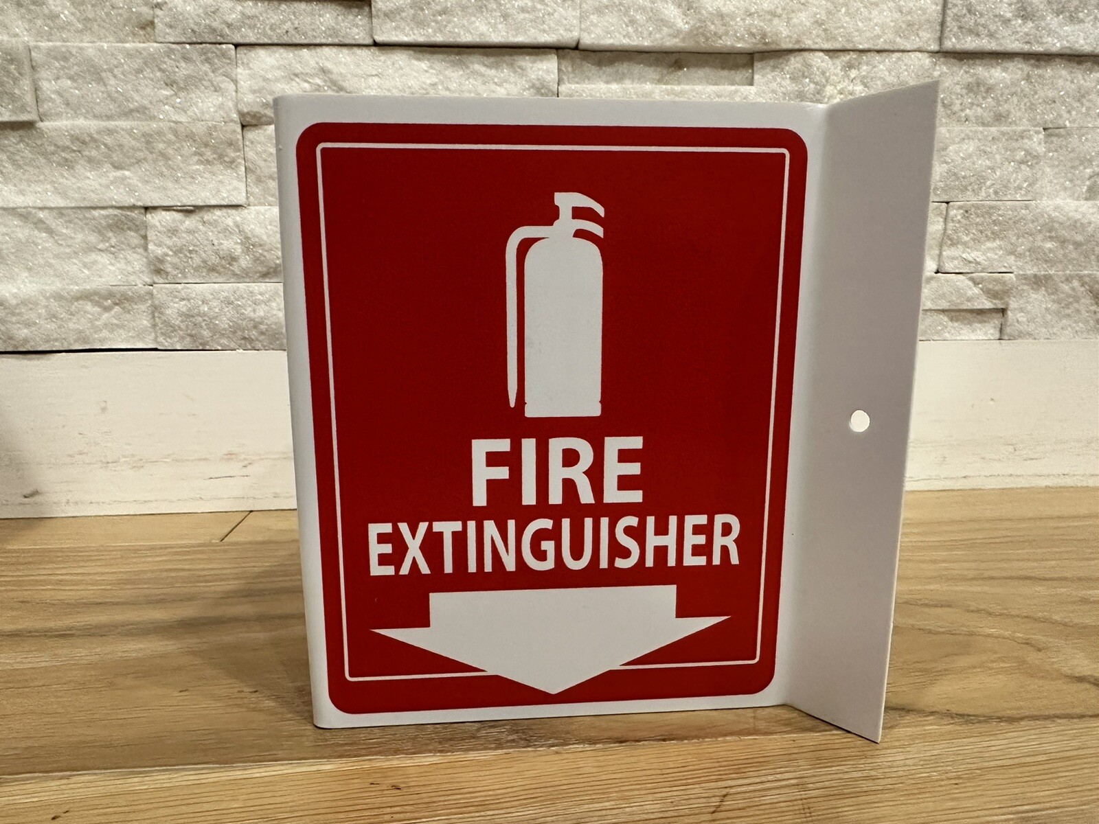 Accuform PSP618 Plastic Projection Sign 3D “Fire Extinguisher” 6″ x 8-1/2″