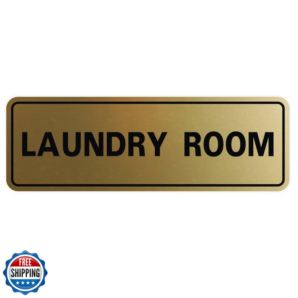 All Quality Standard Laundry Room Wall or Door Sign – Durable Signage | Ideal