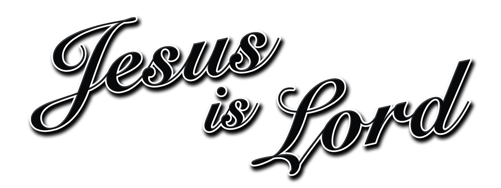 JESUS IS LORD DECAL sticker church christian Christ prayer pray