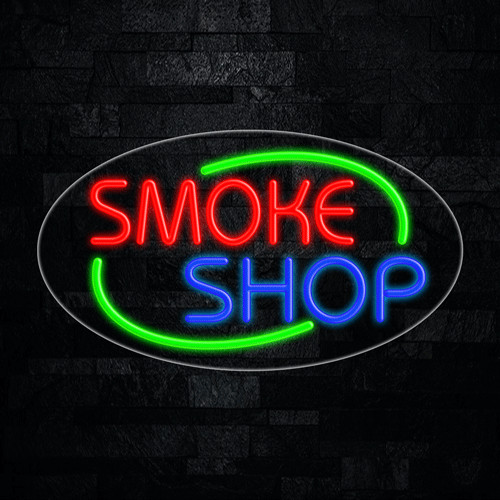 Smoke Shop LED Neon Sign 28″L x 16″H #34645