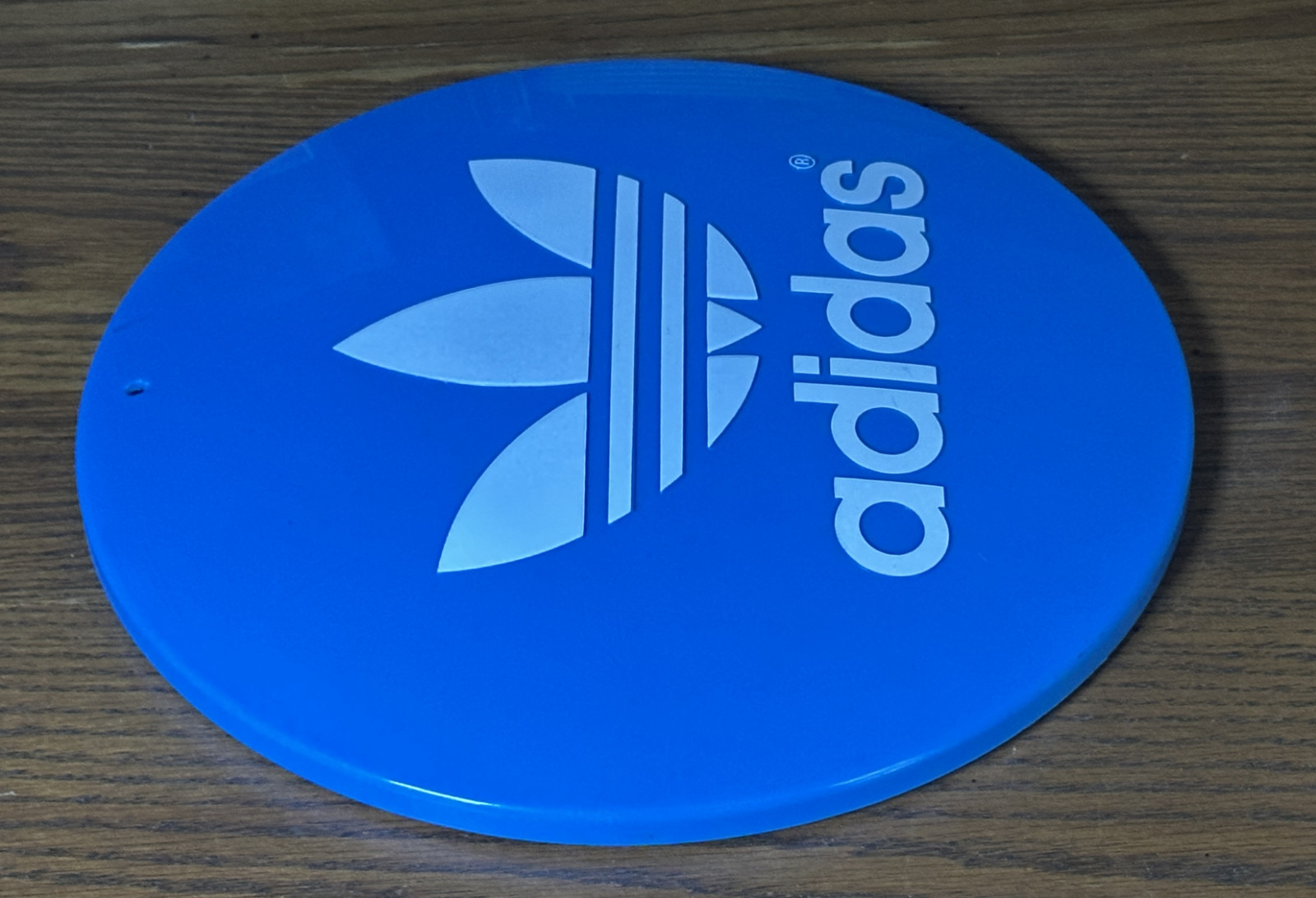 ADIDAS LOLLIPOP DISPLAY SIGN TOP ONLY VINTAGE ORIGINAL STORE DISPLAY Hanging 11″