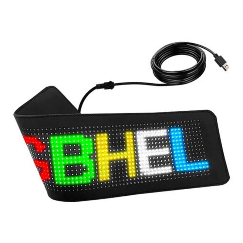 Bluetooth LED Display Screen Message Scrolling Sign Board Ultra-thin ScreendtaP