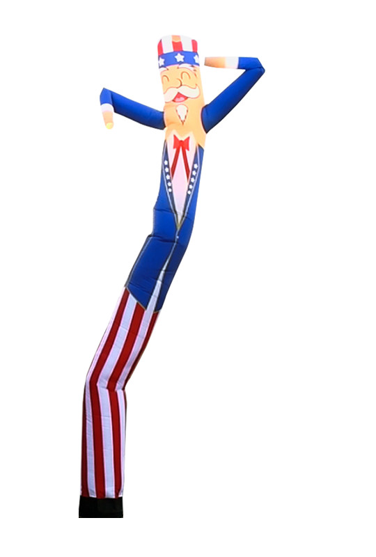 Uncle Sam Advertising 18ft Tall Inflatable Tube Man Air Powered…