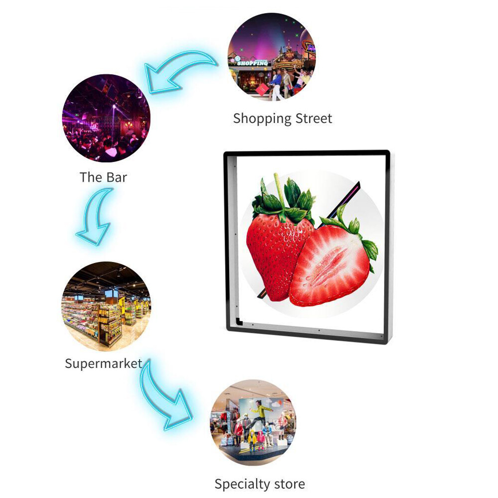 45cm WiFi/APP 3D Holographic Projector Hologram LED Display Advertising Fan Set