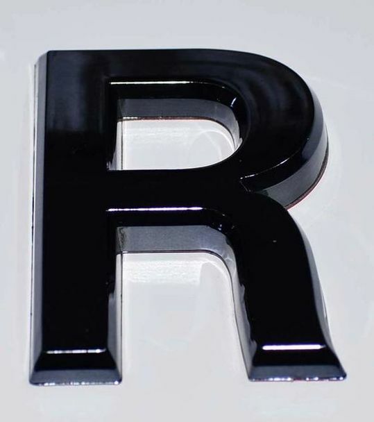 1 PCS – Apartment Number Sign/Mailbox Number Sign,Letter R (Black,3D…ref0420