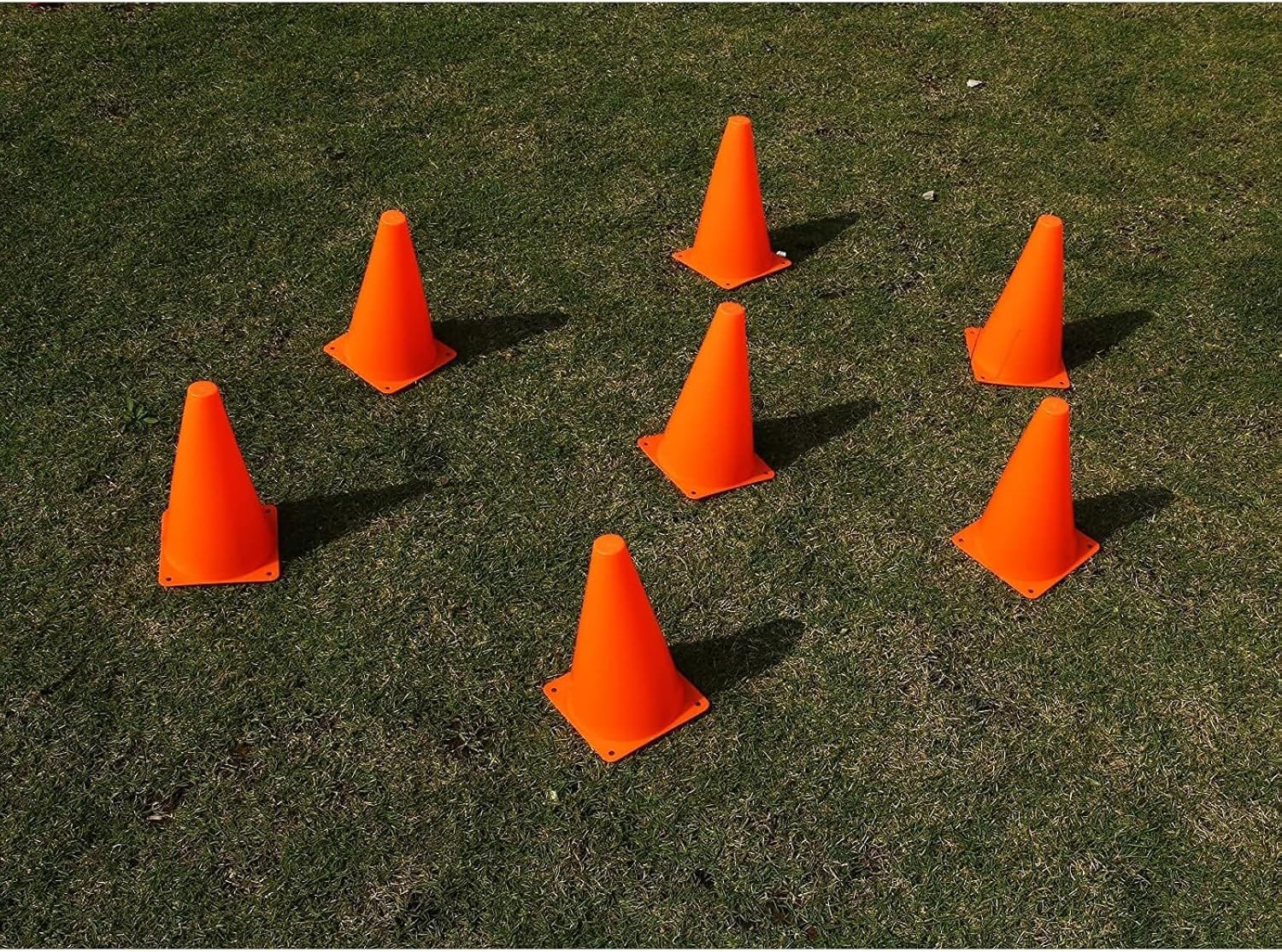 Juvale Motorcycle Practice Cones – 9″ X 5.5″, Orange, 12-Pack – Cones for Parall