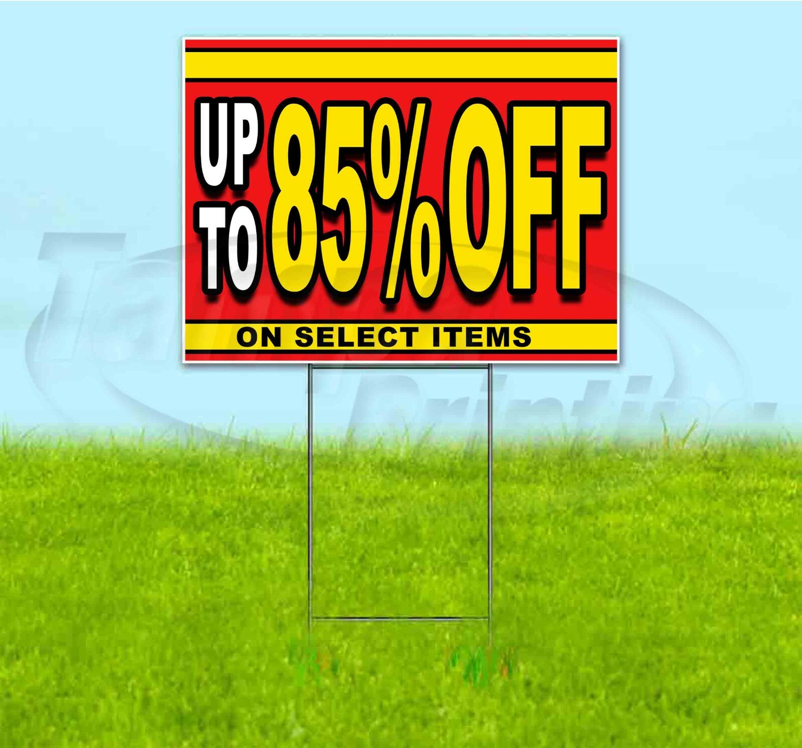UP TO 85% OFF ON SELECT ITEMS 18×24 Yard Sign WITH STAKE Corrugated Bandit SALE