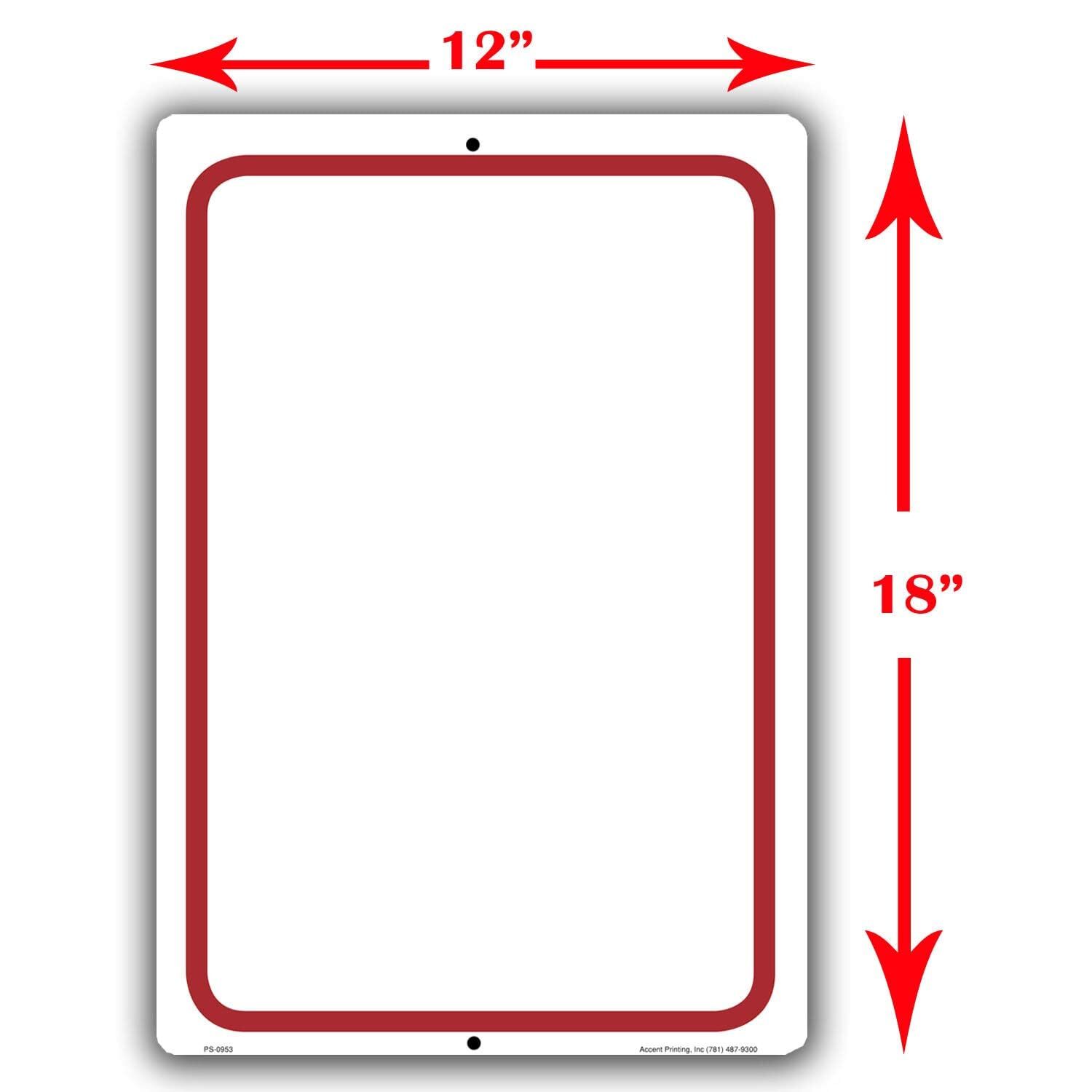 Private Drive and Property | Metal Parking Sign | 12″W x 18″H
