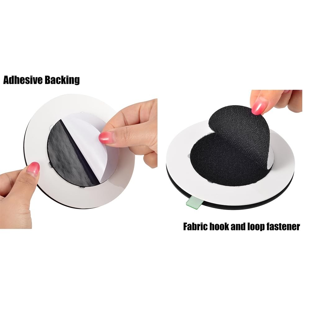Black “In a Meeting Please Knock” Privacy Sign 2 Pack 6 Inch for Office Door
