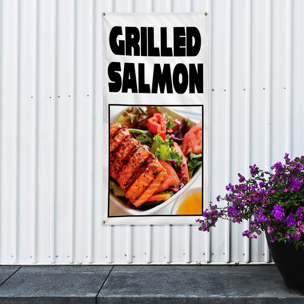 Vertical Vinyl Banner Multiple Sizes Outdoor Weatherproof Industrial Yard Signs