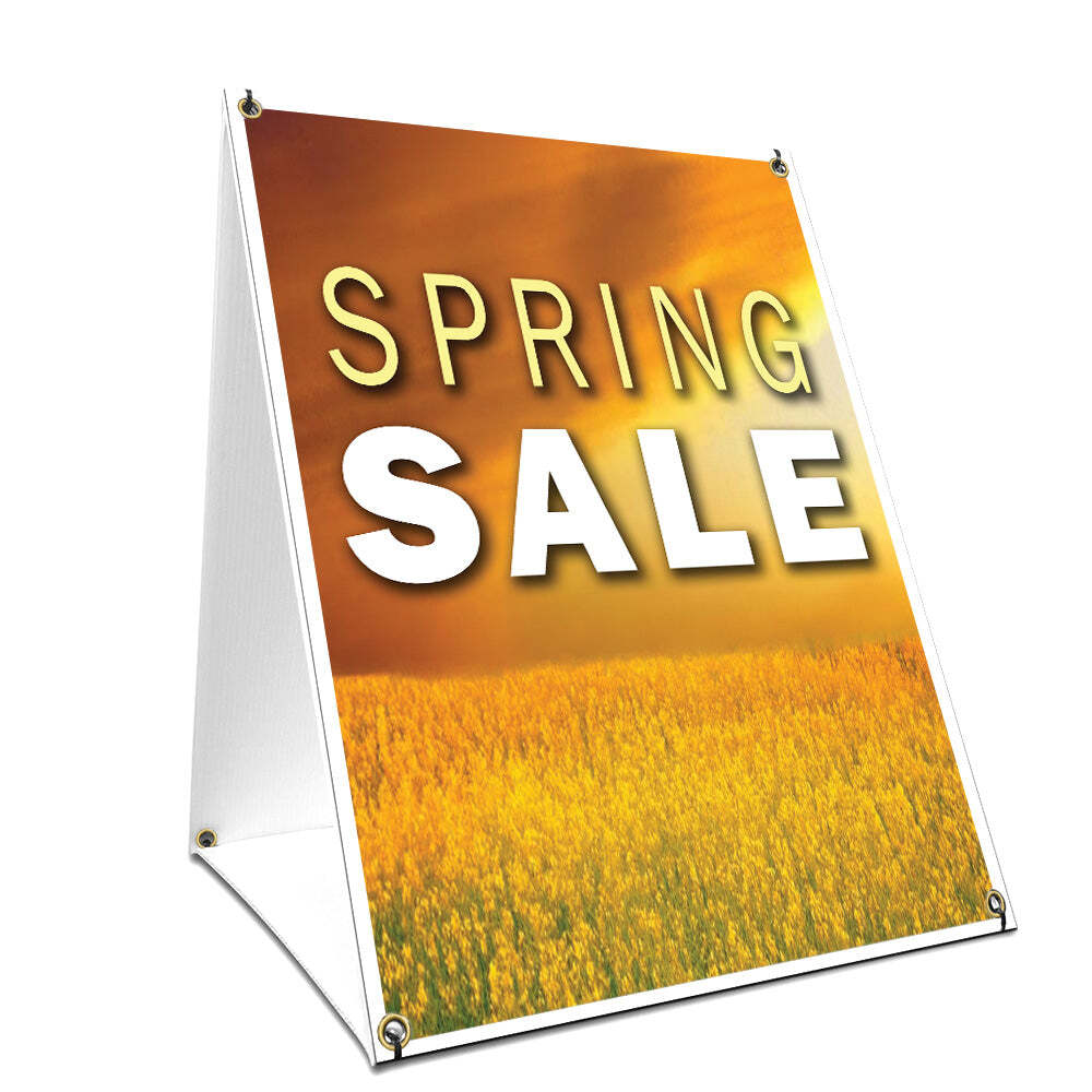 Spring Sale Yard Sign & Stake outdoor plastic coroplast window