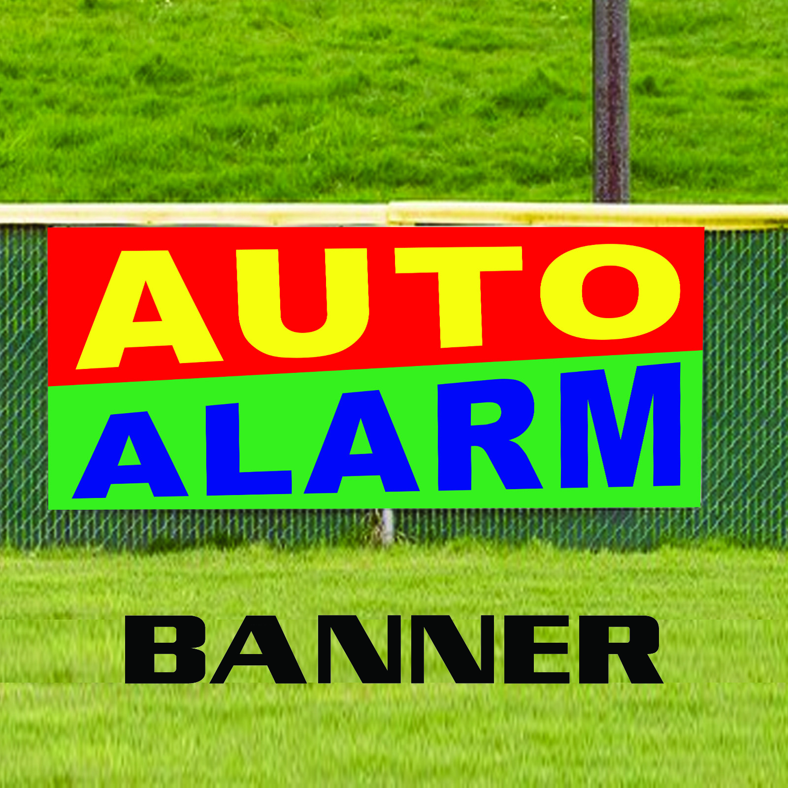 Auto Alarm Vinyl Banner Car Body Shop Garage Repair Business Advertising Banner