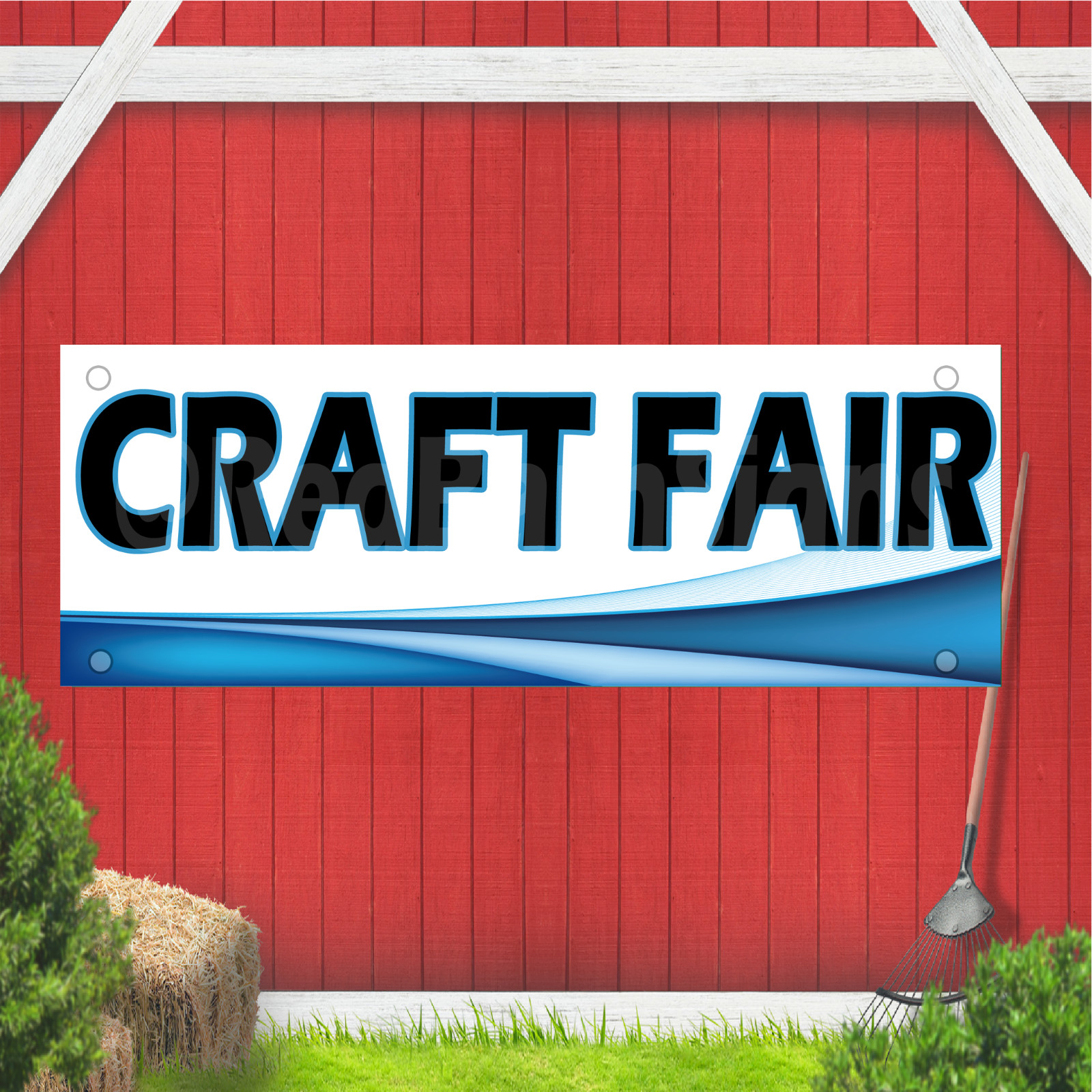 Craft Fair Indoor Outdoor Vinyl Banner Design Free Shipping