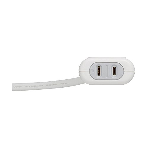 BUFFALO 2-pin power strip 4 outlets standard 3m white BSTAPST2430WHfrom JP
