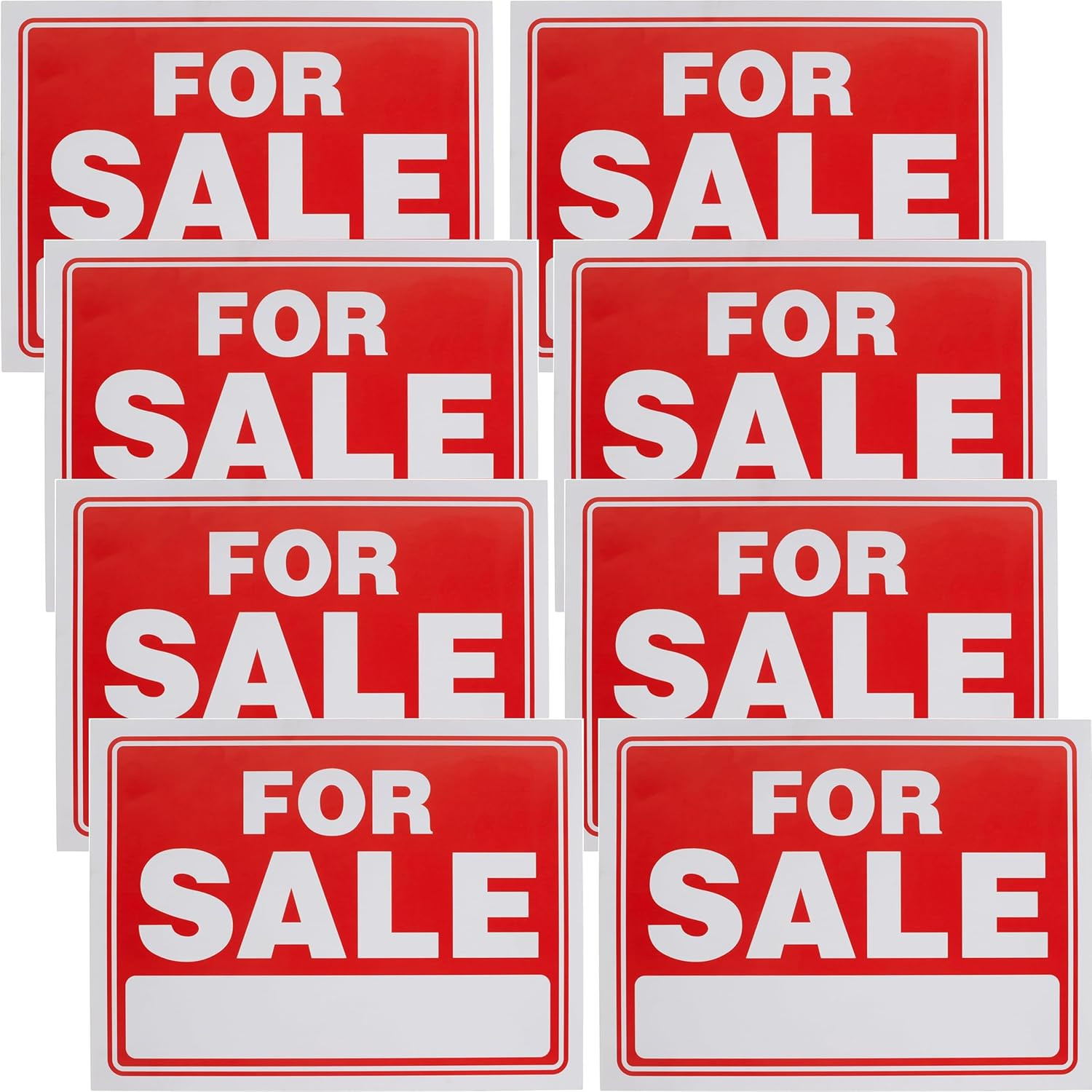 Ram-Pro 9″ X 12″ Sale Sign for Car and Auto Sales – Rust Free Clear and Visible