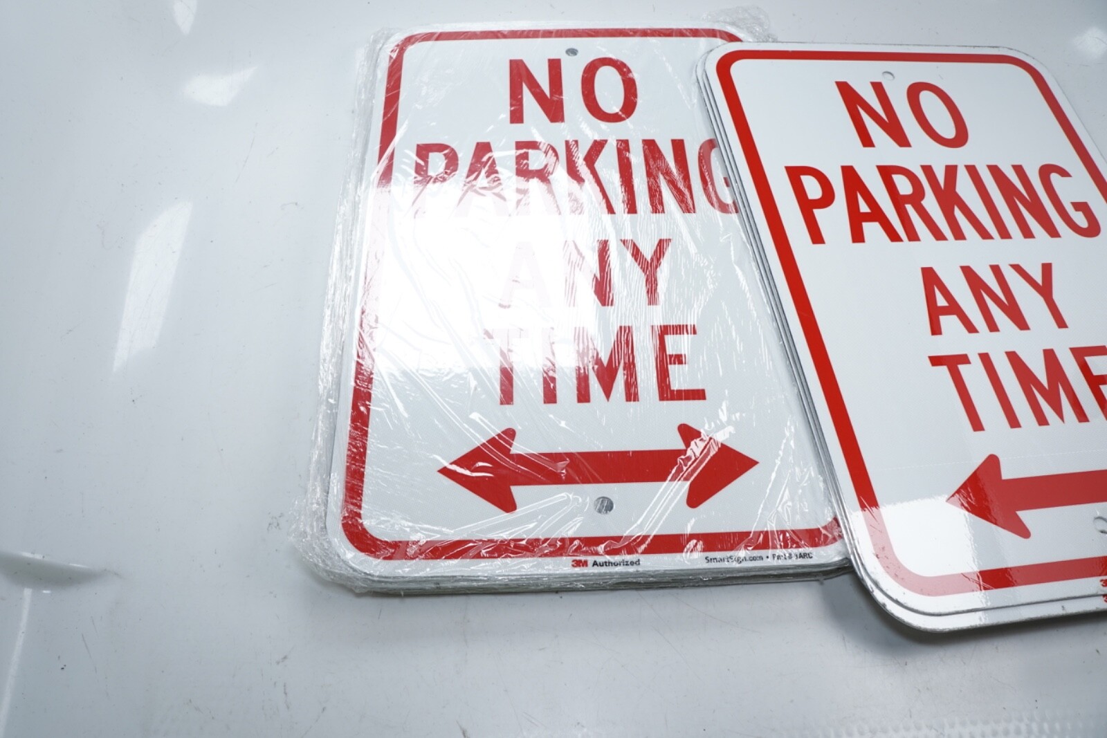 14 Pcs SmartSign No Parking Any Time Sign 12″ x 18″ Aluminum 3M Authorized 1ARC