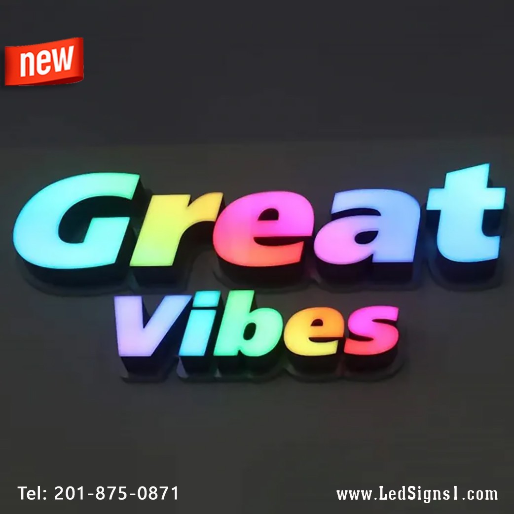 New Magic Color Changing RGB Channel Letter, 20 Inches ( Read Description )