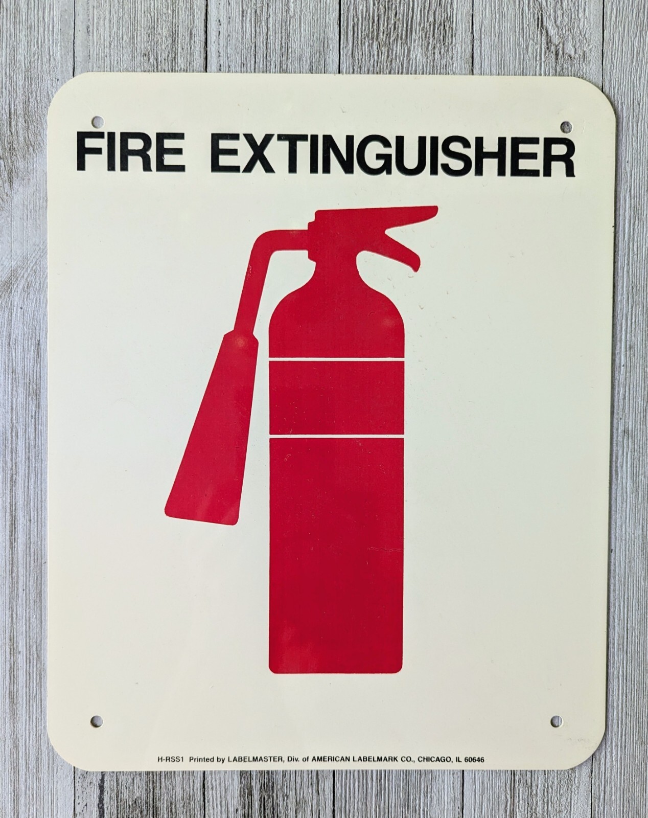 DANGER NO ADMITTANCE EXIT FIRE EXTINGUSHER Signs Lot of 4