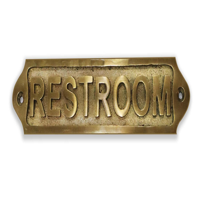 Plaque Roohvastra Sam Star Brass Metal Door Sign Antique Finisheasy Diy