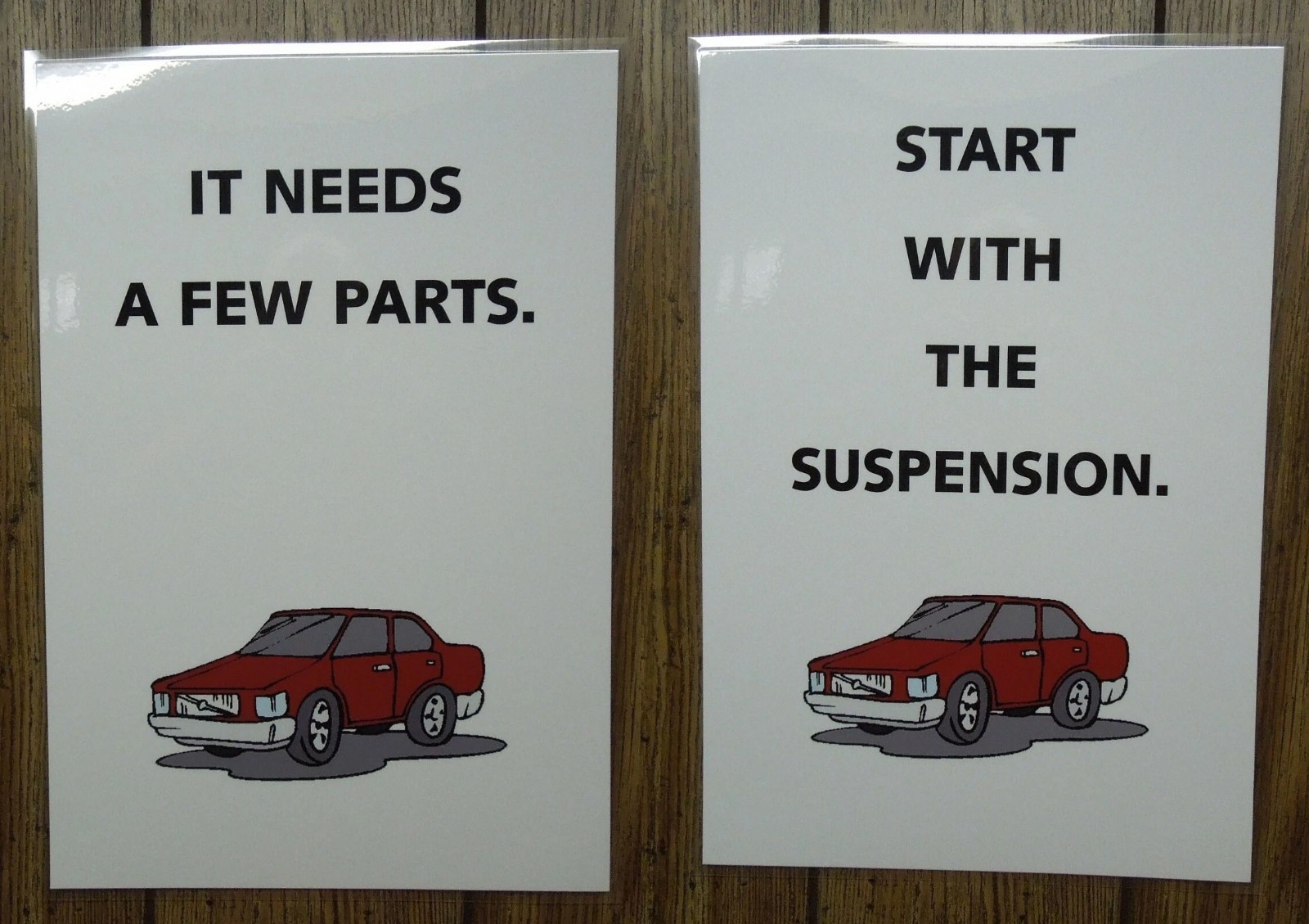 SET OF (2) AUTOMOTIVE SERVICE (EXCELLENCE) POSTERS