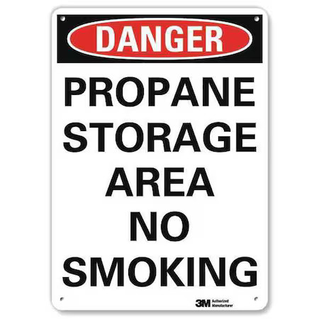 Lyle U3-1939-Na_10X14 Danger Sign, 14 In H, 10″ W, Vertical Rectangle,