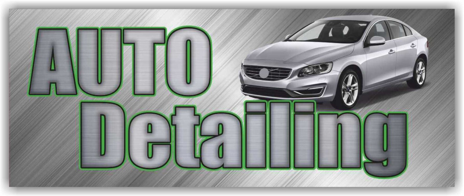 AUTO DETAILING Advertising Banner Vinyl Mesh Sign service repair cleaning car