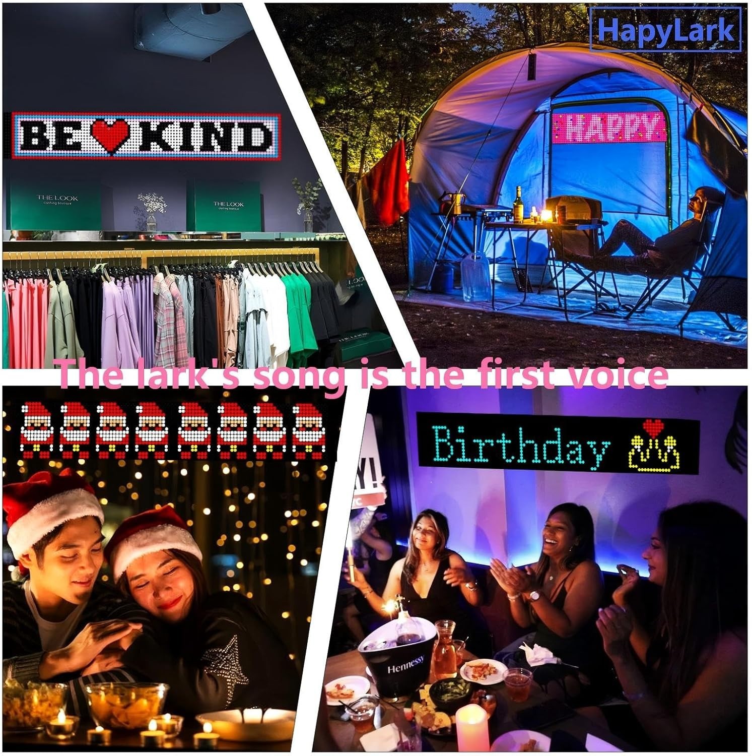 15”x4” High-Bright Programmable LED Sign with Bluetooth & App Control