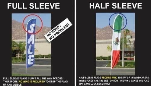 SPECIALS EVERYDAY 15ft Feather Banner Swooper Flag Kit – INCLUDES 15FT POLE…