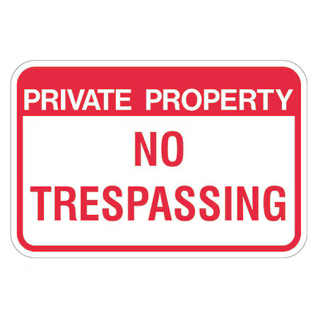 Lyle T1-1167-Hi_24X18 Property Sign, 18 In Height, 24 In Width, Aluminum,