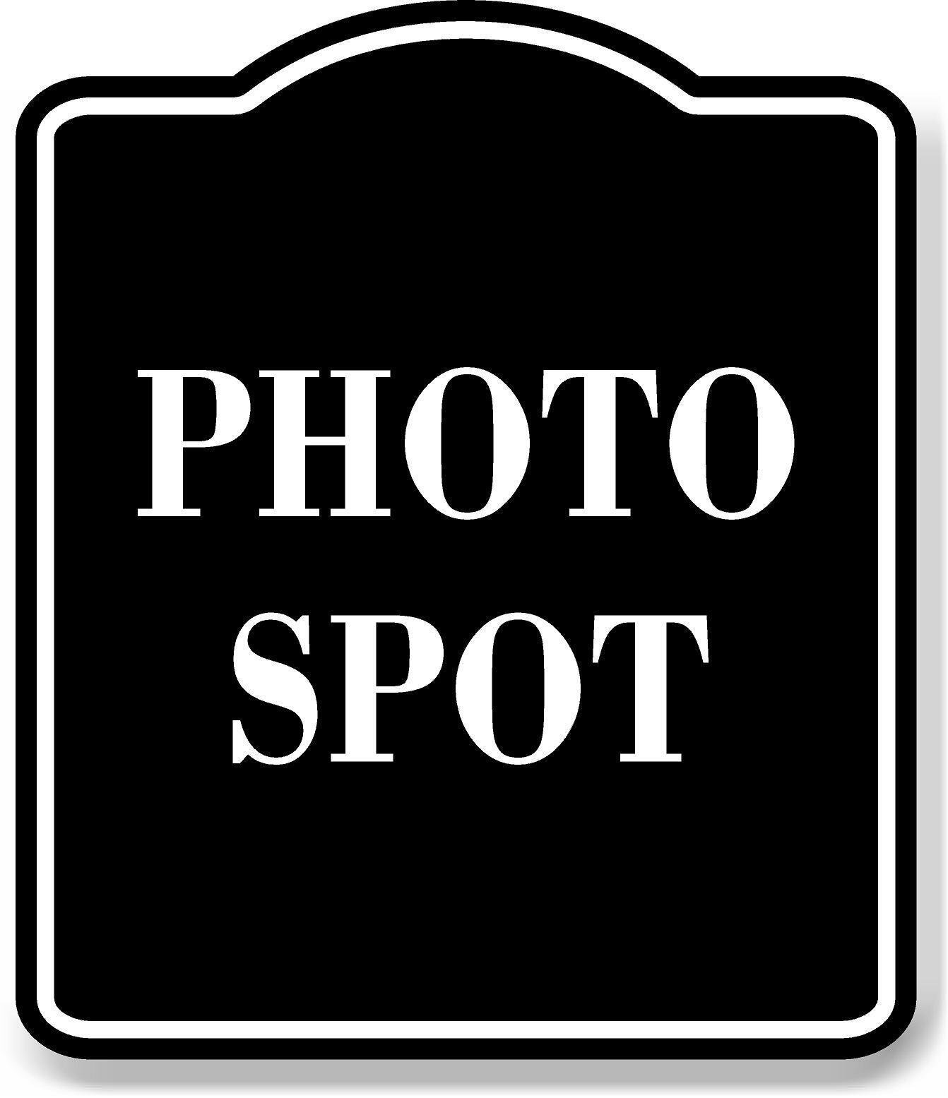 Photo Spot BLACK Aluminum Composite Sign