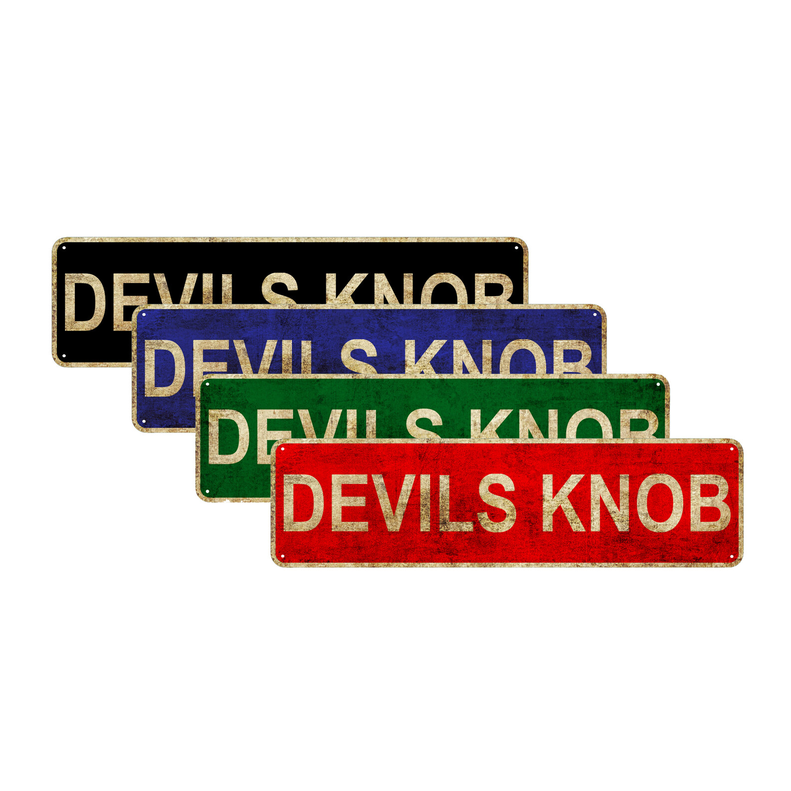 Devils Knob Vintage Sign| Golf Designation Course Garage Décor Aluminum Sign