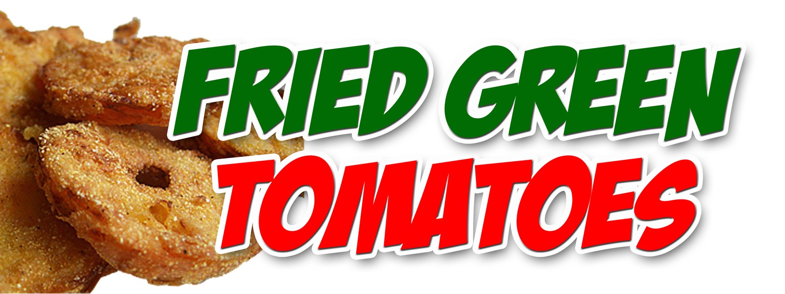 FRIED GREEN TOMATOES DECAL sticker tomato deep retail storefront marketing