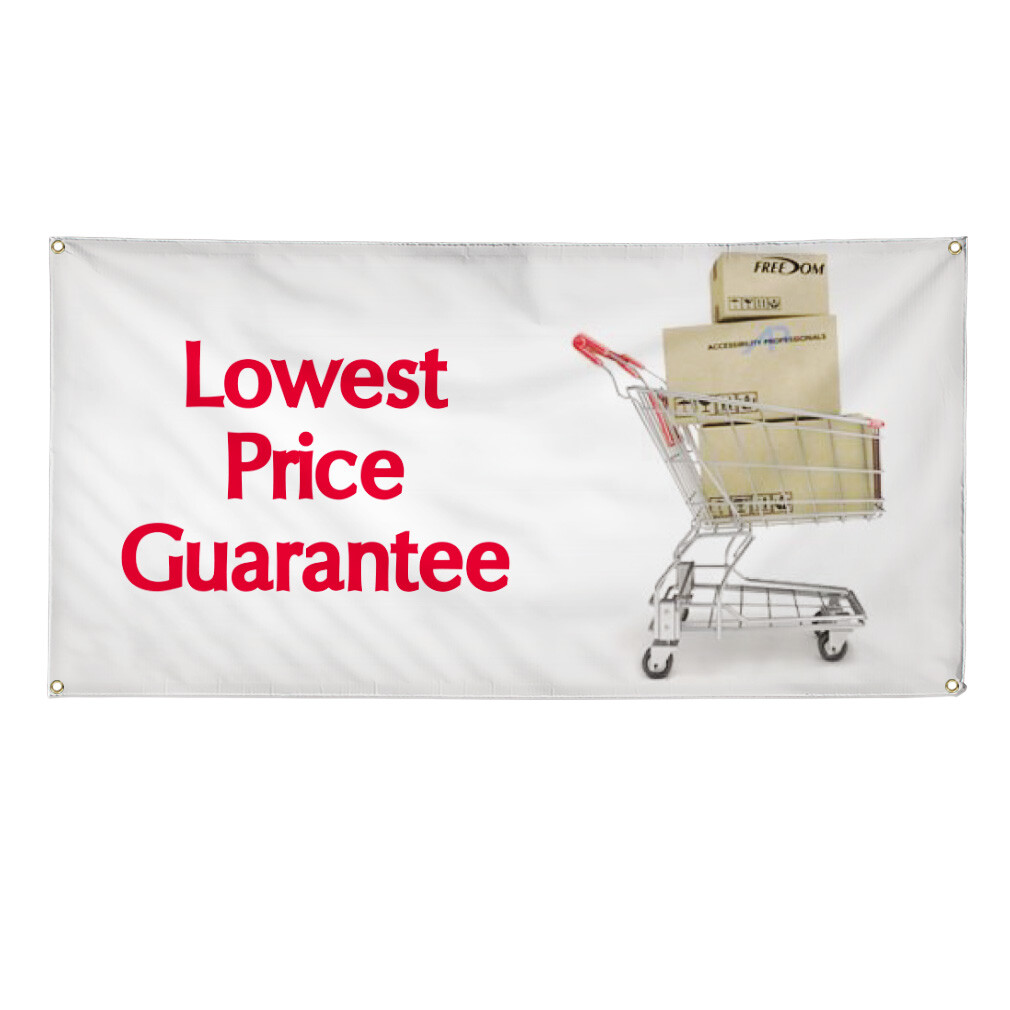 Vinyl Banner Multiple Sizes Lowest Price Guarantee Advertising Printing Business