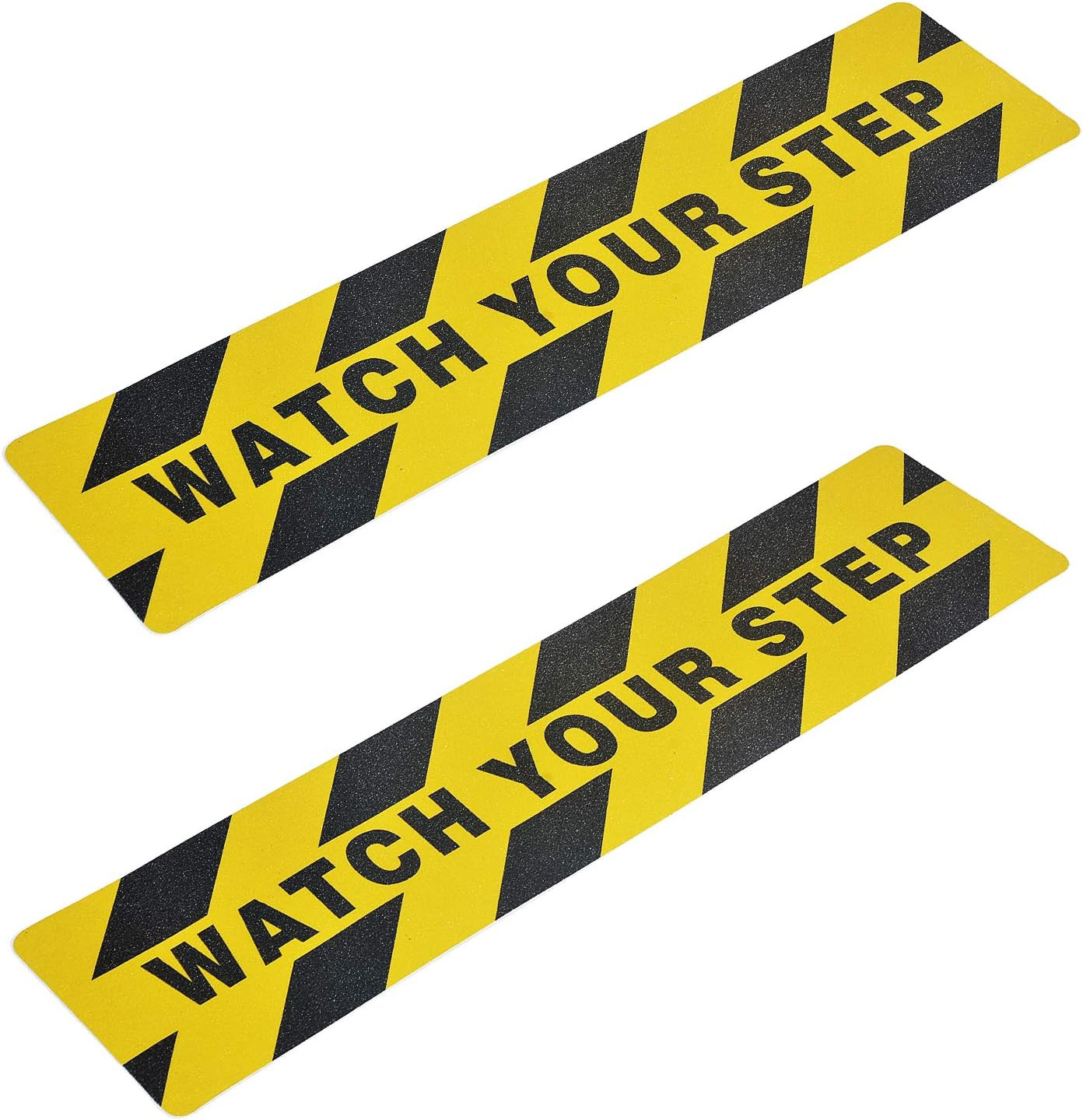 2 Pack Watch Your Step Sticker, 6In X 24In Watch Your Step Sign | Watch Your Ste