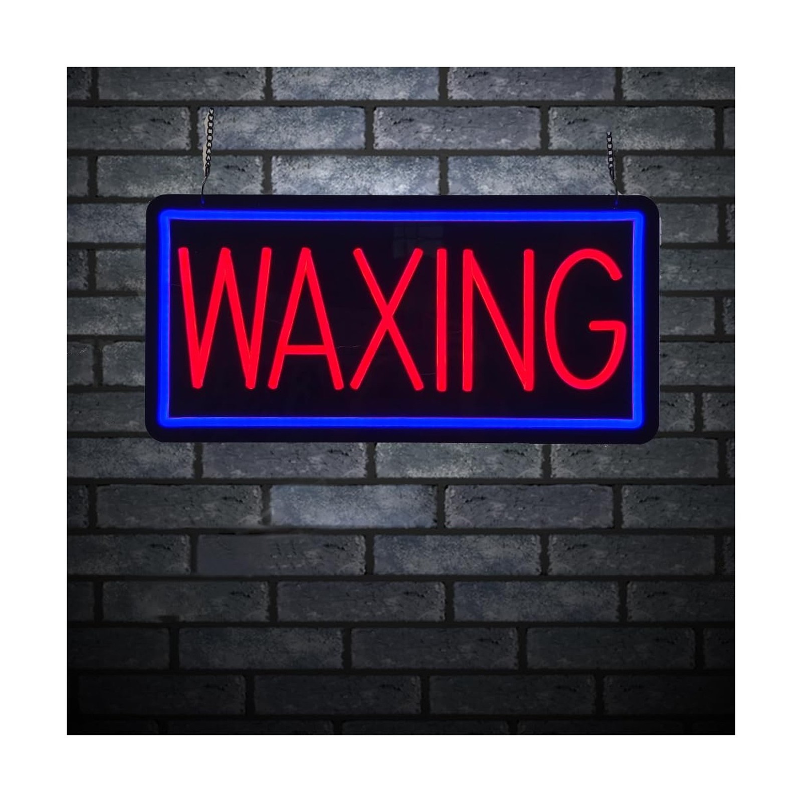 Sparrkirrt Waxing LED Neon Sign – Acrylic Beauty Salon Decor
