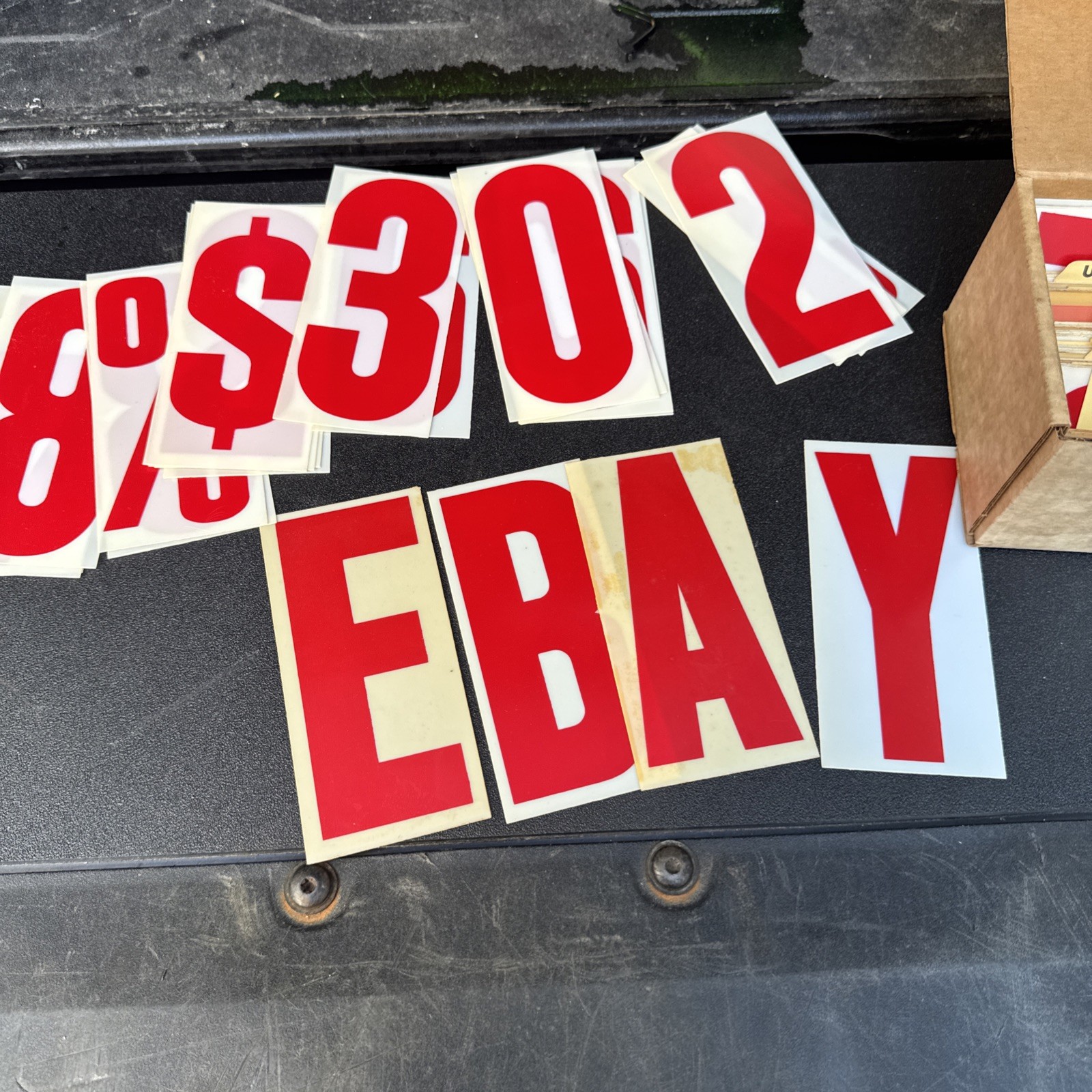 120 Vintage Plastic Marquee Changeable Outdoor Sign 6” Letters And Numbers