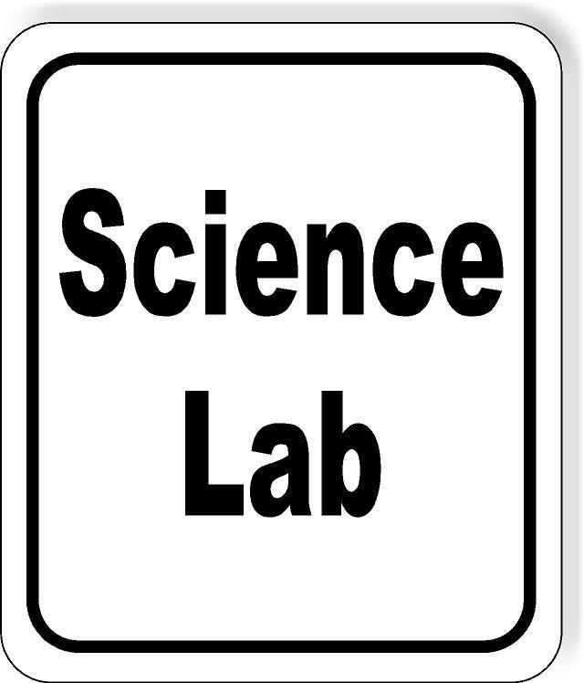 Science Lab classic Aluminum Composite Sign