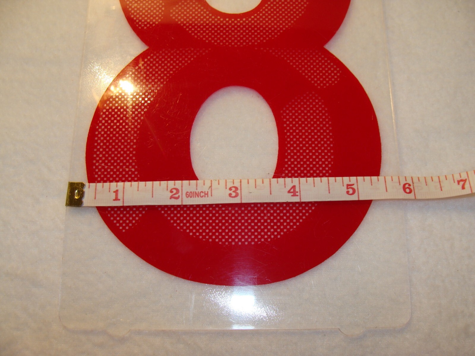 E-Z Change 8″ Marquee Sign Number 3-D Style Number “8” Used