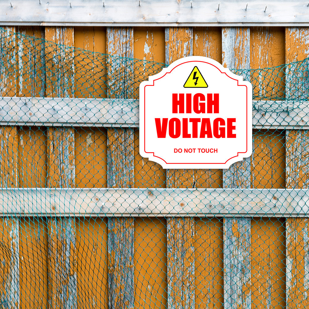 Heritage Plus High Voltage – Do Not Touch Wall or Door Sign | Business Signage