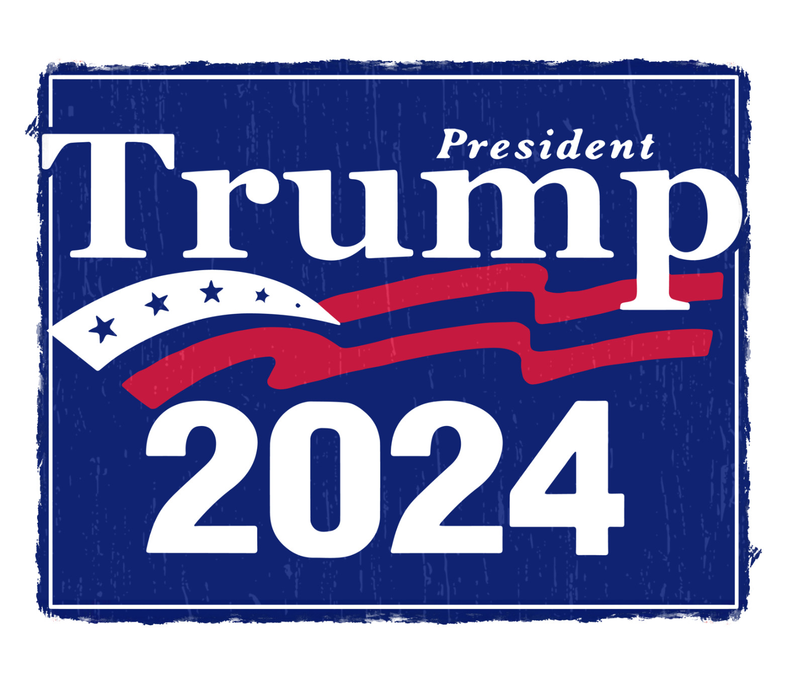 2×3 Feet Trump 2024 President Vinyl Banner Take America Back MAGA Republican