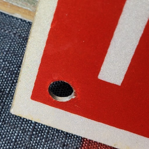 No Smoking Sign Heavy Gauge Aluminum. **Refund On Any Shipping Overages**