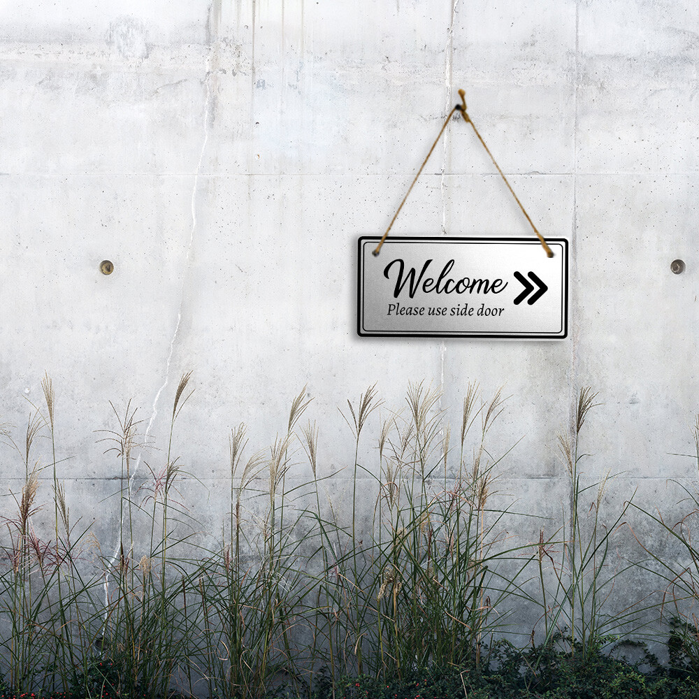 Cafe & Shop Decor 5×10 Hanging Plus Wall or Door Sign
